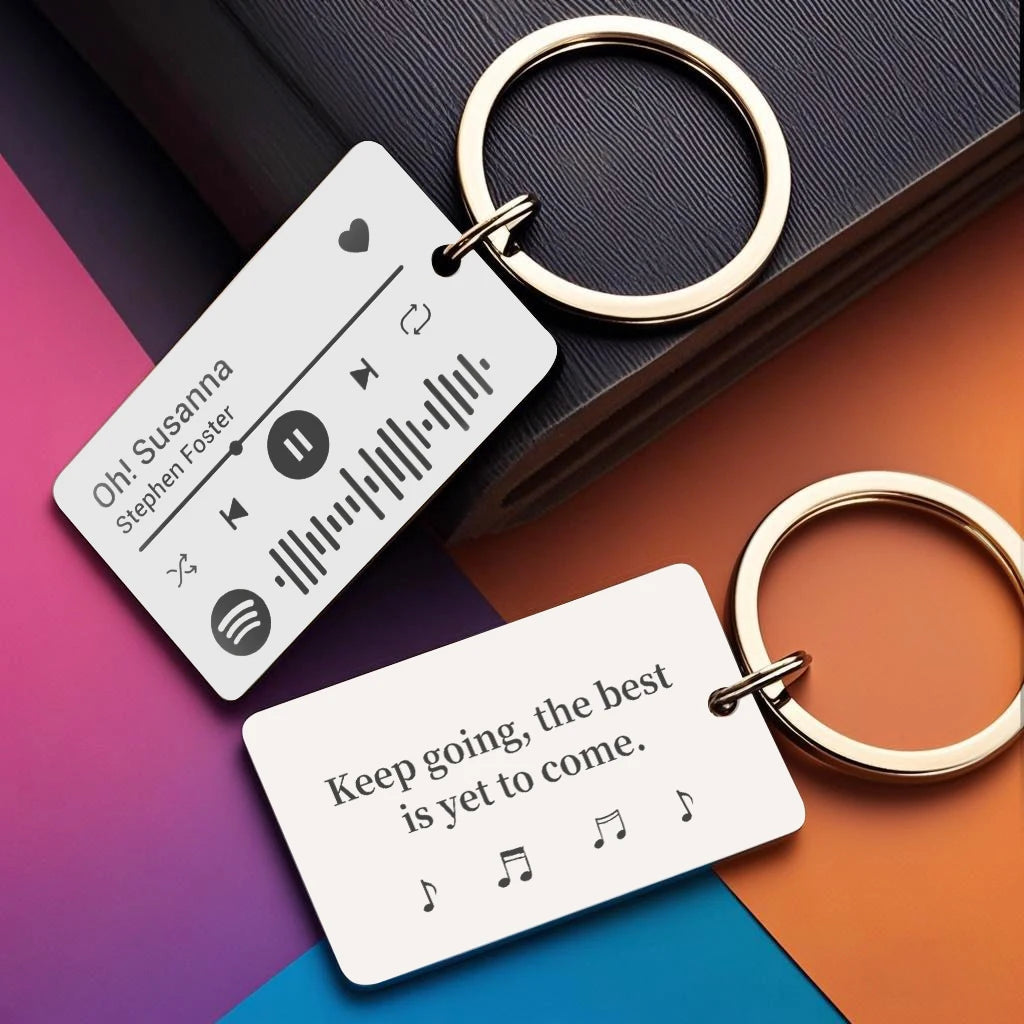 Carry Your Favorite Melody: Personalized Spotify Music keychain
