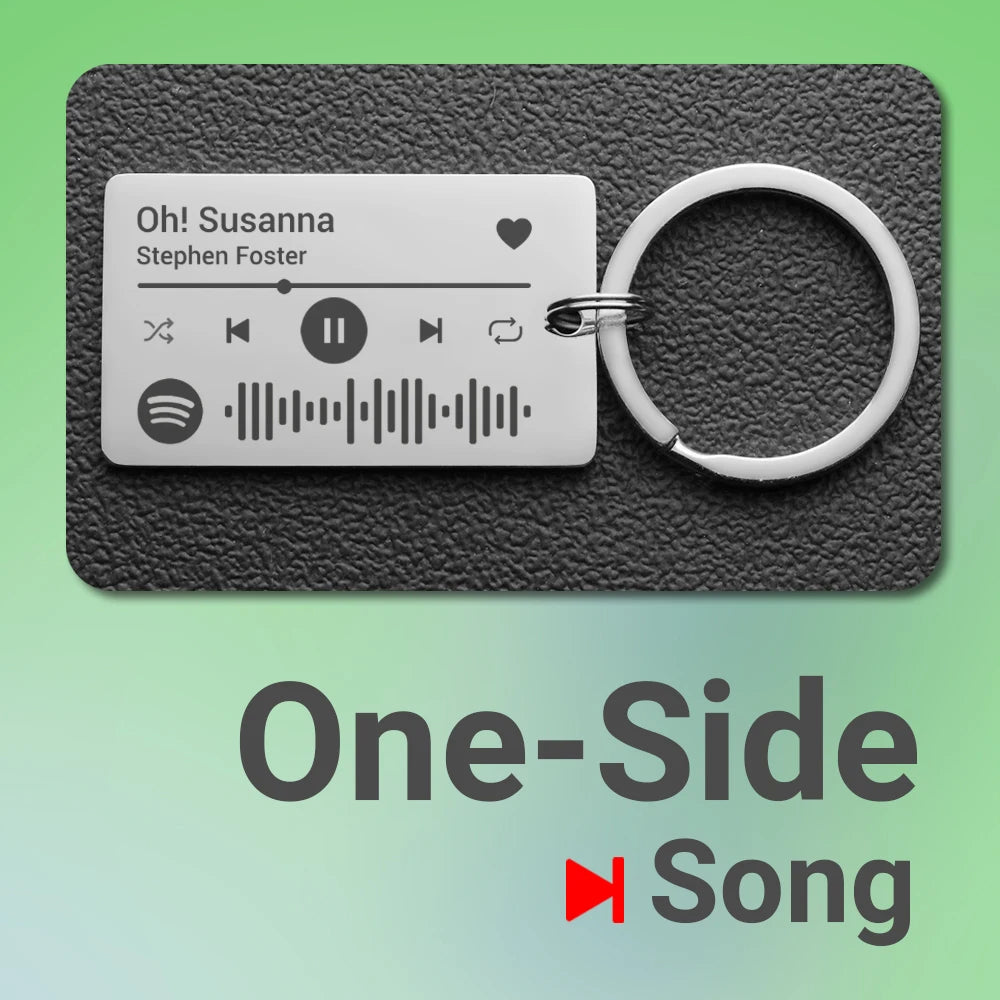 Carry Your Favorite Melody: Personalized Spotify Music keychain