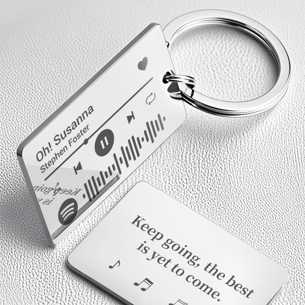 Carry Your Favorite Melody: Personalized Spotify Music keychain